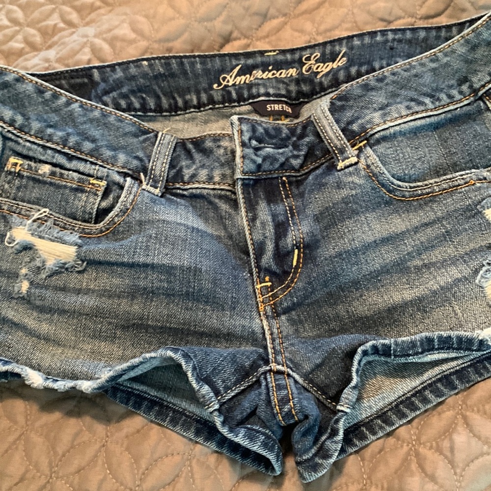 American eagle stretch shorts size 2